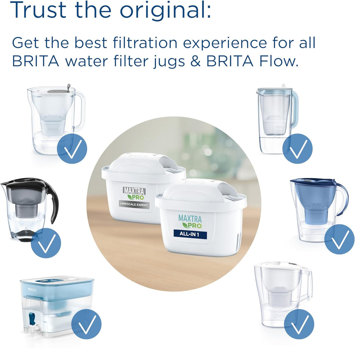 BRITA MAXTRA PRO All In One Water Filter Cartridge 6 Pack
